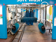 Moderne Soft-Wash-Waschstrae